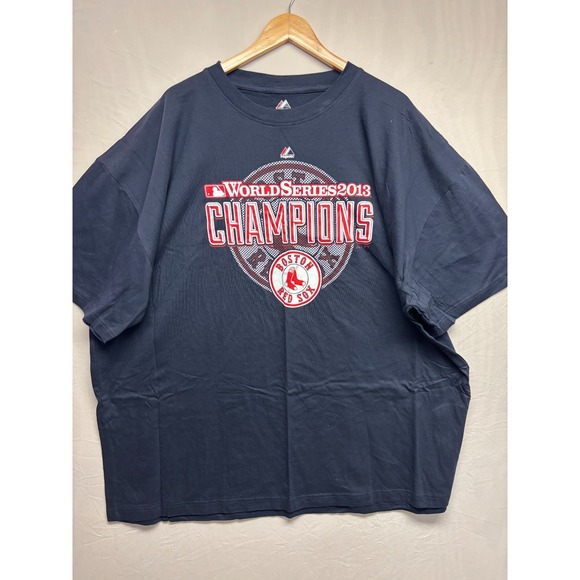 Majestic Other - Boston Red Sox Majestic World Series Champions 2013 Shirt Blue Graphic 3XL Tall
